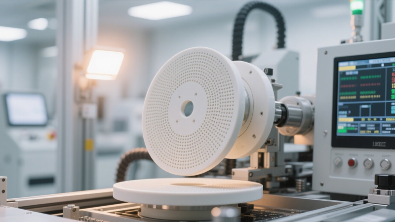 Microporous ceramic vacuum suction cup—the right-hand man for semiconductor precision machining