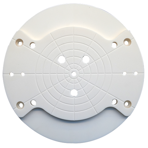 Alumina-dense suction cup